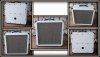 Obudowa Kolumny BRZOZA 1x12  ELEGANCE BLACK&WHITE 
