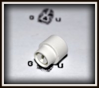 Nakładka, główka przełącznika - typ TELE White 