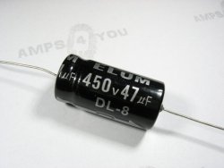 Kondensator elektrolityczny osiowy 47uf/450V