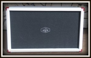  GOTOWA Obudowa do Kolumny 2x12 TOPOLA WŁOSKA WHITE