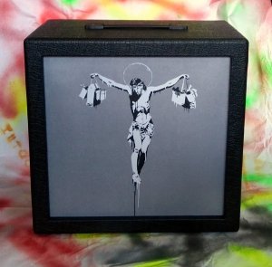 Obudowa Kolumny 1x12  STREET ART BLACK NO:02