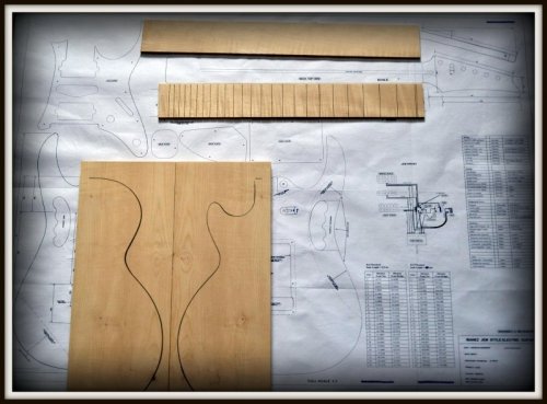 Plan budowy gitary IBANEZ JEM