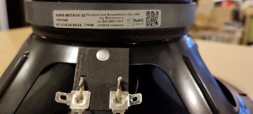  Eminence Beta -10&quot; 250 W 32 Ohms, OEM x 4 szt.