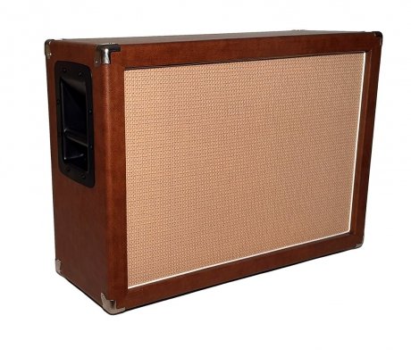  Obudowa Kolumny 2x12&quot;  SLIM  BROWN CANE 