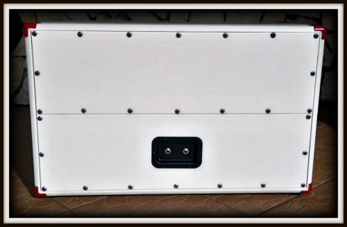 GOTOWA Obudowa do Kolumny 2x12&quot; WHITE BRZOZA
