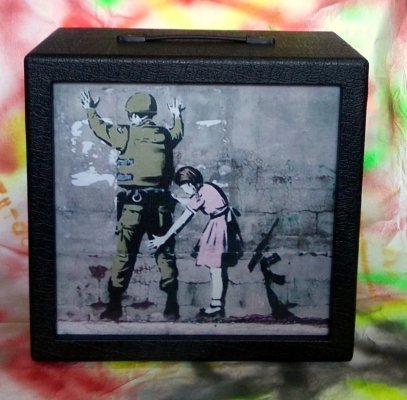 Obudowa Kolumny 1x12&quot;  STREET ART BLACK NO:05