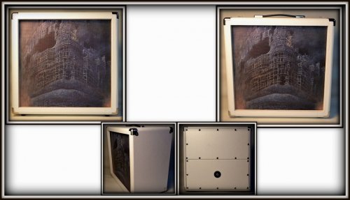 Obudowa Kolumny 1x12&quot;  GRAHPICS WHITE Sklejka TOPOLA WŁOSKA 