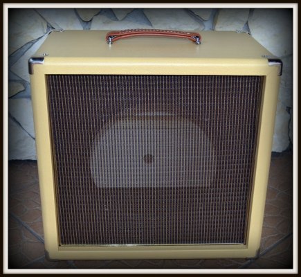 Obudowa Kolumny 1x12&quot;  ELEGANCE CREAM OXBLOOD 