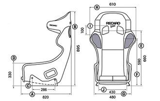 Fotel RECARO Pro Racer SPA HANS XL CARBON (FIA)