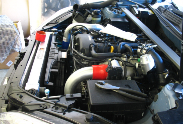 Aluminiowa Chłodnica Wody Mishimoto Hyundai Genesis 4Cyl Turbo Coupe - Hyundai - Mishimoto Racing - Chłodnice Silnika - Układ Chłodzenia - Części Mechaniczne