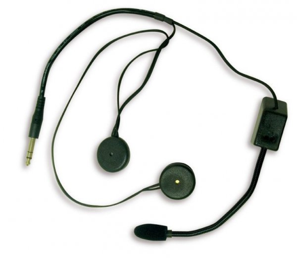 Słuchawki z mikrofonem Terratrip Professional (do kasku otwartego)