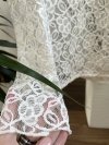 Bluzka Koronkowa Crochet Kremowa