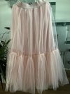 Długa Spódnica Maxi Pink Tiul Warstwy 