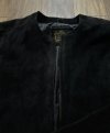 Krótka Kurtka Leather Suede Black