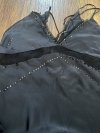 Długa Sukienka Zara Maxi Viscosa Dżety Black