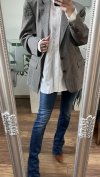 Marynarka Blazer PureNewWool Krata Vintage Grey