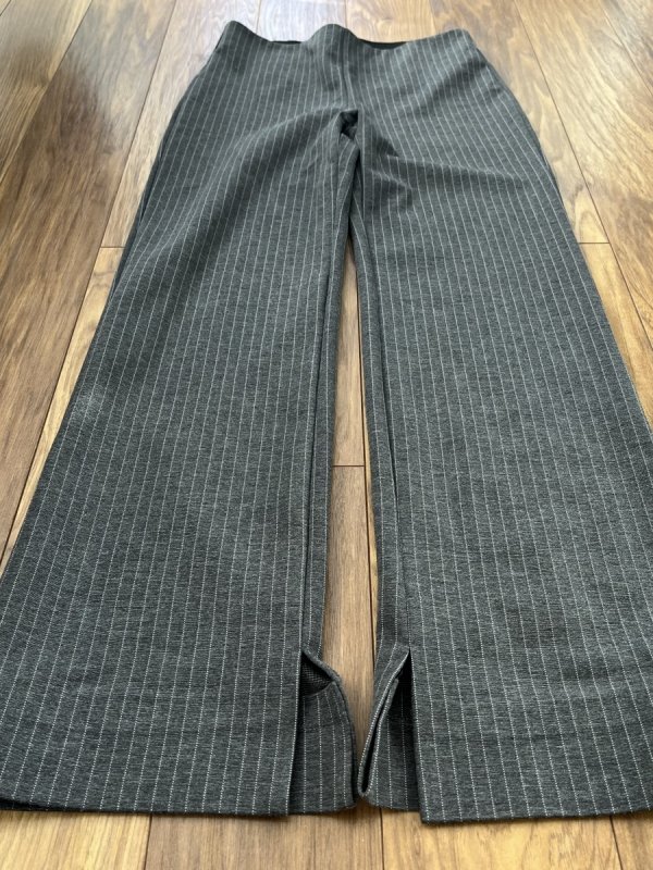 Spodnie Pasy Mango Rozcięcie Nogawka Bootcut