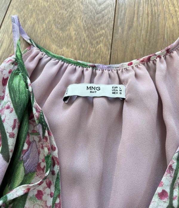 Zwiewna Sukienka Kwiaty Mango Boho Romantic