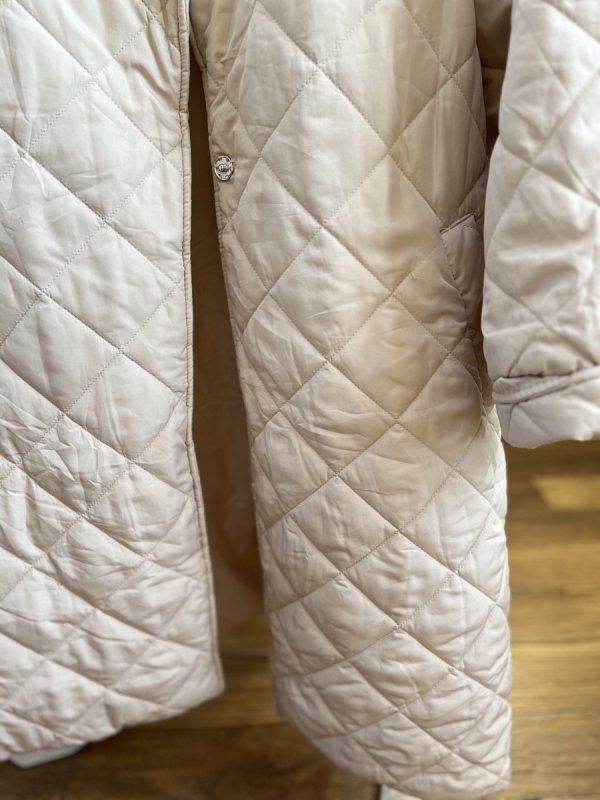 Beżowy płaszcz Vila Beige Coat oversize