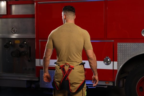 Bielizna podbarierowa Lurbel Firewall koszula krótki rękaw - Piaskowy