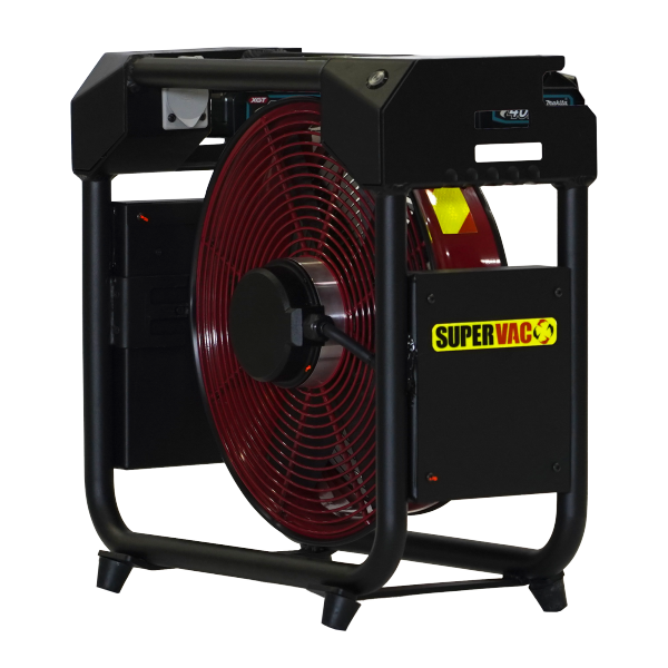 SuperVac V16-BD-SP AKUMULATOROWY WENTYLATOR ODDYMIAJĄCY