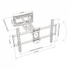 UCHWYT DO TV LCD/LED 50-120 150KG AR-91XXL ART reg. pion i poziom 90-935mm maxVESA 900x600