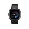Smart watch Fitbit versa 4, graphite body with black silicone strap