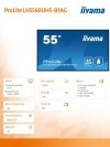 IIYAMA Monitor wielkoformatowy 55 cale LH5560UHS-B1AG matowy 24h/7 500(cd/m2) VA 3840 x 2160 UHD(4K) Android.11 Wifi CMS(iiSigna