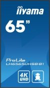 IIYAMA *IIYAMA 65'LH6565UHSB-B1, 24/7,IPS,ANDROID.11,4K,800cd, iiSignage2, SDM, 2x HDMI, DP, 2x USB,2x 10W, RJ45, WiFi, 4/32