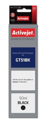 Tusz Activejet AH-GT51BK (zamiennik HP GT51BK M0H57AE; Supreme; 90 ml; czarny)