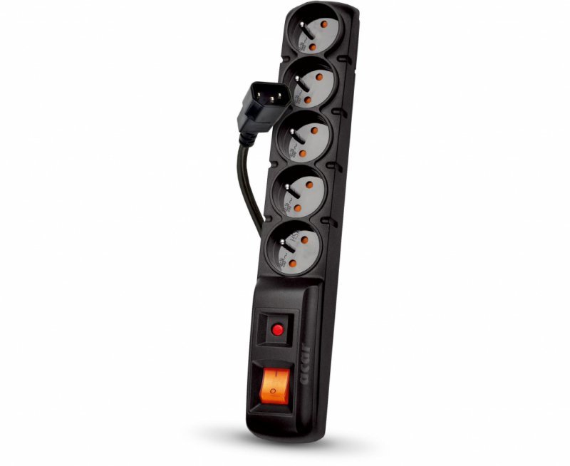 FILTR PRZECIWPRZEPIĘCIOWY ACAR F5 IEC CZARNY 5m W0088