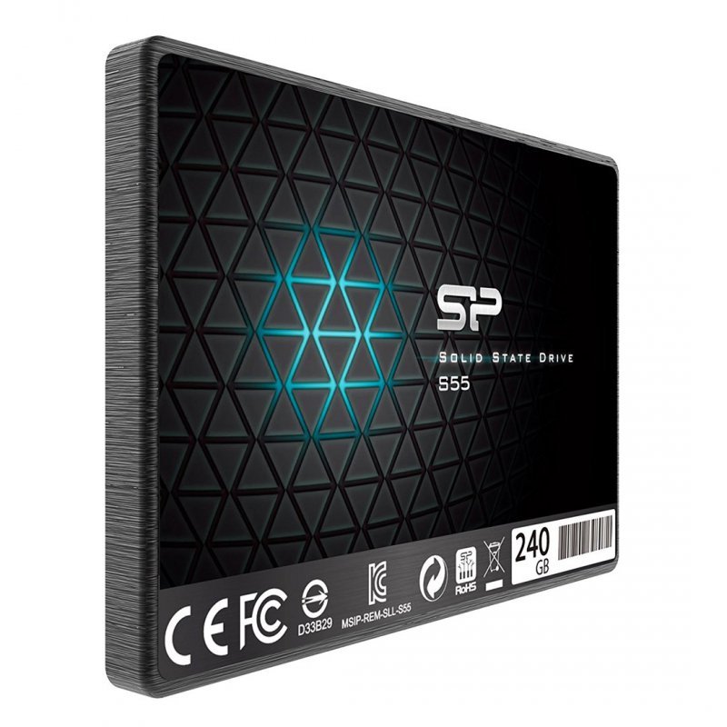 Dysk SSD Silicon Power S55 240GB 2,5&quot; SATA III 550/450 MB/s (SP240GBSS3S55S25)