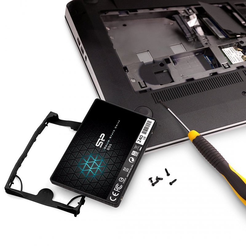 Dysk SSD Silicon Power S55 240GB 2,5&quot; SATA III 550/450 MB/s (SP240GBSS3S55S25)