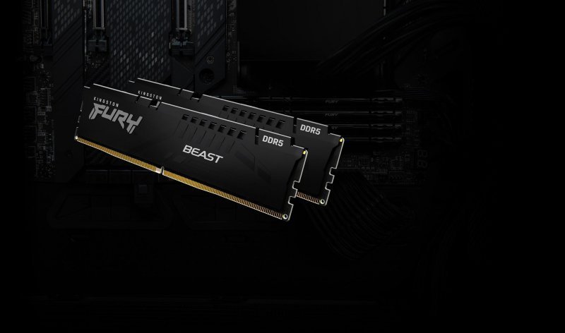 KINGSTON DDR5 32GB 6000MT/s CL30 DIMM (Kit of 2) FURY Beast Black XMP