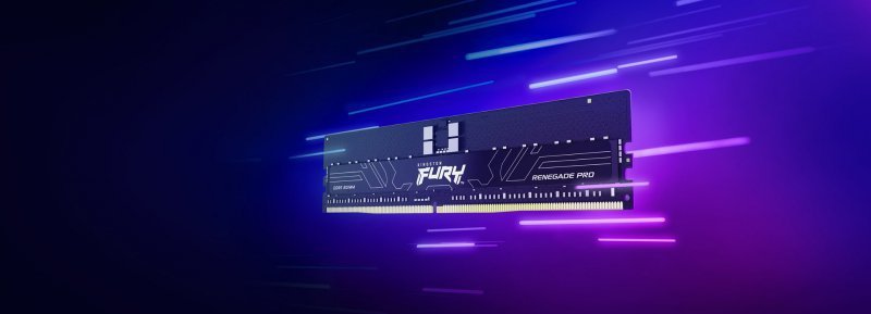 KINGSTON DDR5 128GB 6400MT/s CL32 DIMM (Kit of 4) FURY Renegade