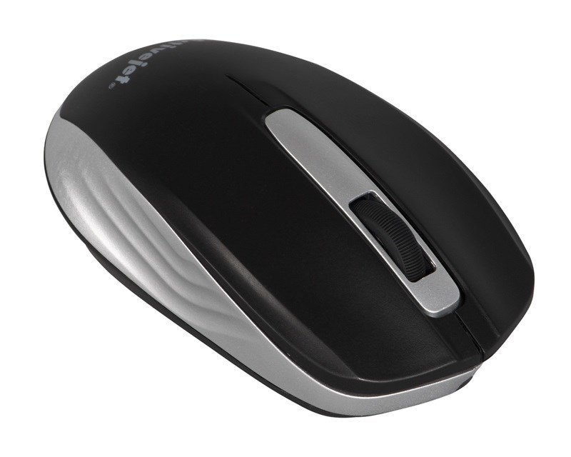Activejet AMY-313 Mysz bezprzewodowa USB (optyczna; 1200 DPI; kolor czarno-szary)