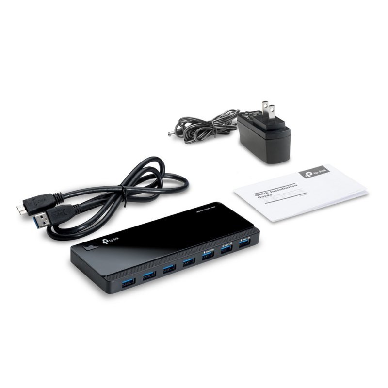 Hub TP-LINK UH700 (7x USB 3.0; kolor czarny)