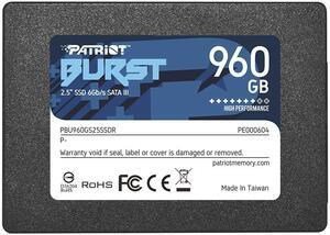 Patriot Memory BURST Elite 2.5&quot; 2.5&quot; 960 GB Serial ATA III