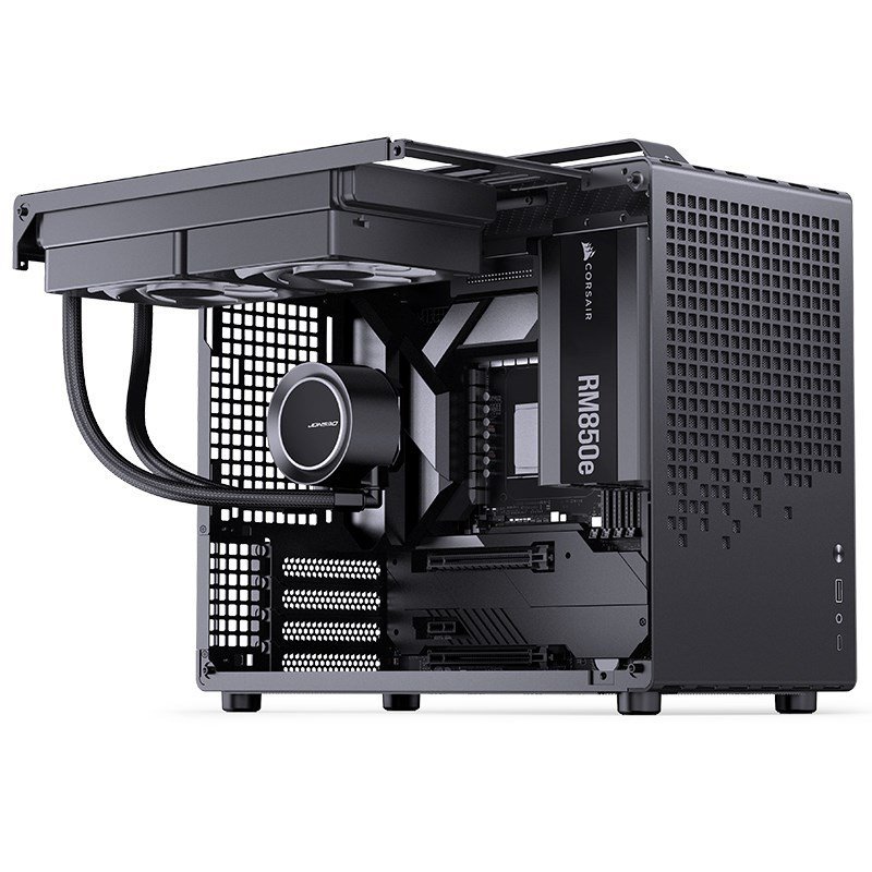 Obudowa Jonsplus MATX Uchwyt Case Z20 - czarny