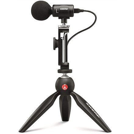 Shure | Mikrofon i zestaw wideo | MV88+DIG-VIDKIT | Czarny
