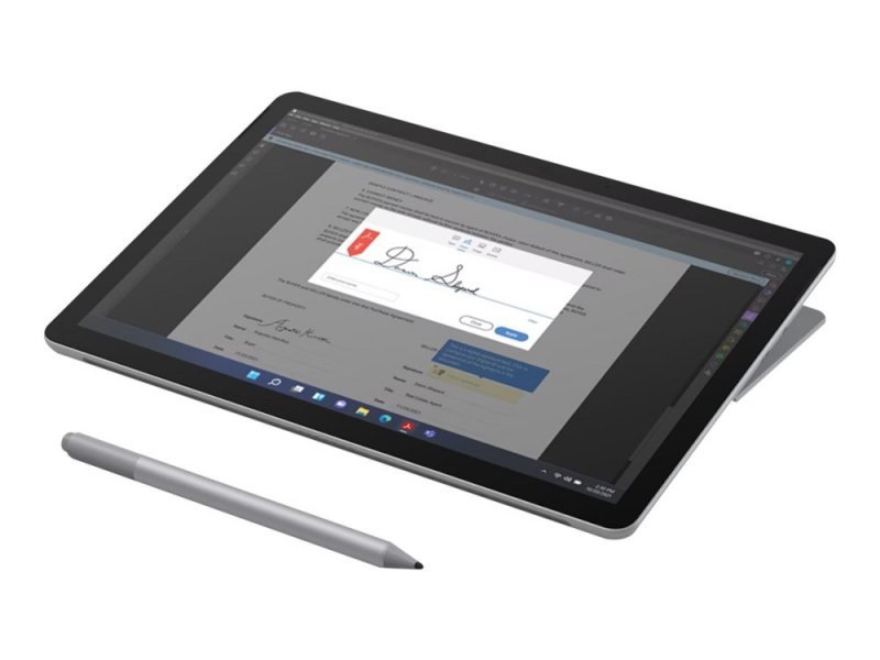Tablet Microsoft Surface Go 4 Intel® N 128GB 26,7cm (10.5&quot;) 8GB Wi-Fi 6 (802.11ax) Windows 11 Pro Platyna