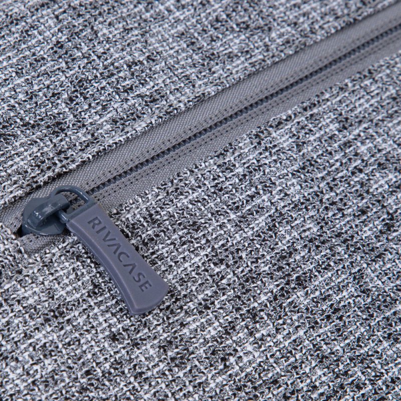 Etui na laptop 13,3&quot; RIVACASE Anvik, jasny szare, z uchwytem, z materiału wodoodpornego, pluszowe wnętrze, tylna kieszeń na