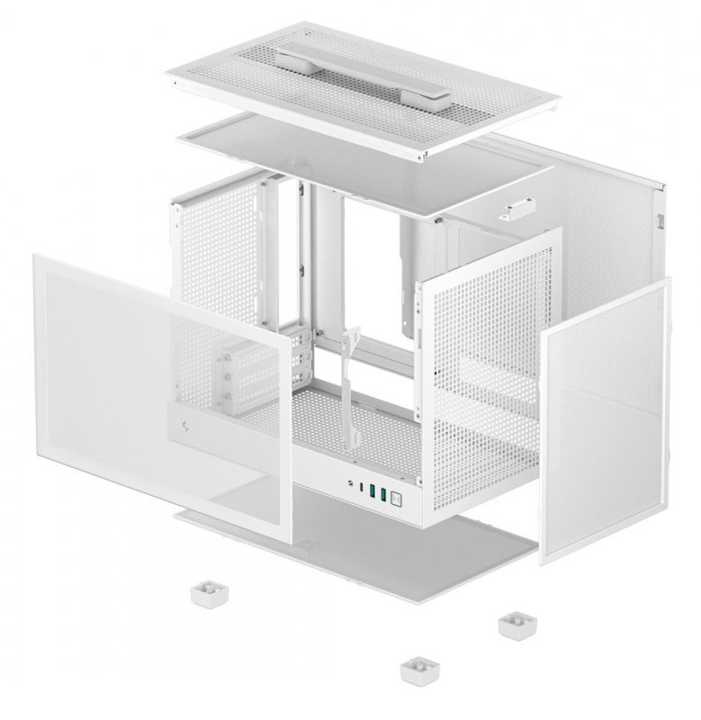 DeepCool CH160 WH Small Form Factor (SFF) Biały