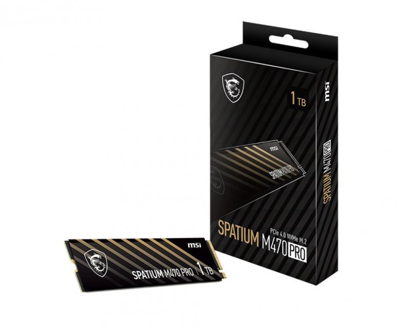 MSI SPATIUM M470 PRO PCIe 4.0 NVMe M.2 2 GB PCI Express 4.0 3D NAND