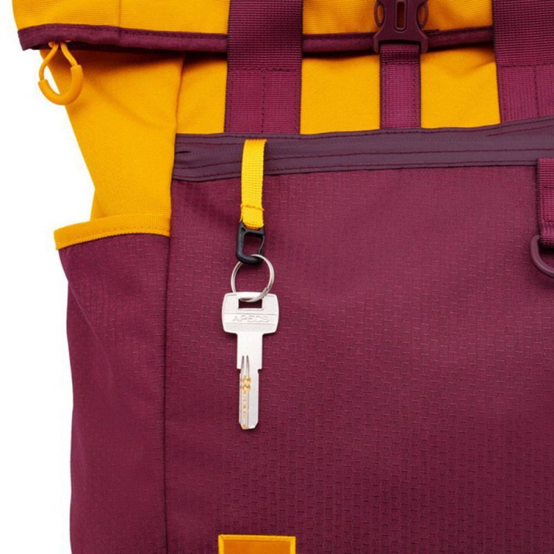 Plecak na laptop 15.6&quot; 25L Rivacase 5321 bordowo-żółty