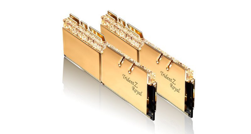 Pamięć RAM G.Skill Trident Z Royal Series - DDR4 - pakiet - 32 GB: 2 x 16 GB - DIMM 288-pin - 3600 MHz / PC4-28800 - bez buforow