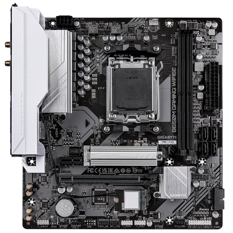 Płyta główna Gigabyte B650M do gier WIFI6E (B650,AM5,mATX,DDR5)