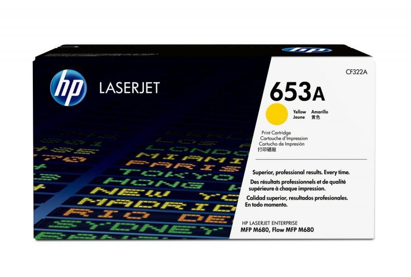 Wkład HP nr 653A HP653A HP 653A Żółty Gelb (CF322A)