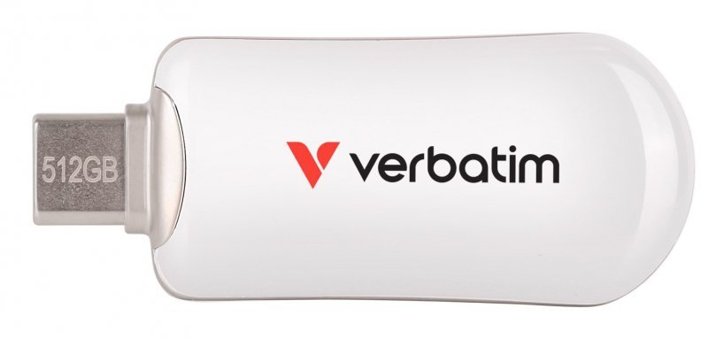 Pamięć flash USB-C STICK 512 GB Verbatim Plectra Biała