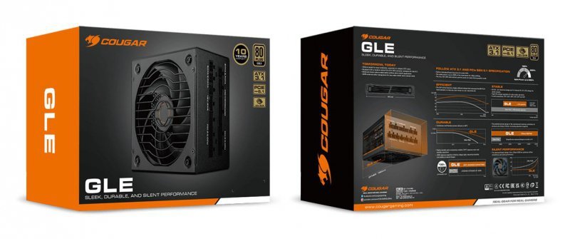 Zasilacz COUGAR GLE 1200W ATX3.1 / 80 Plus Złoty